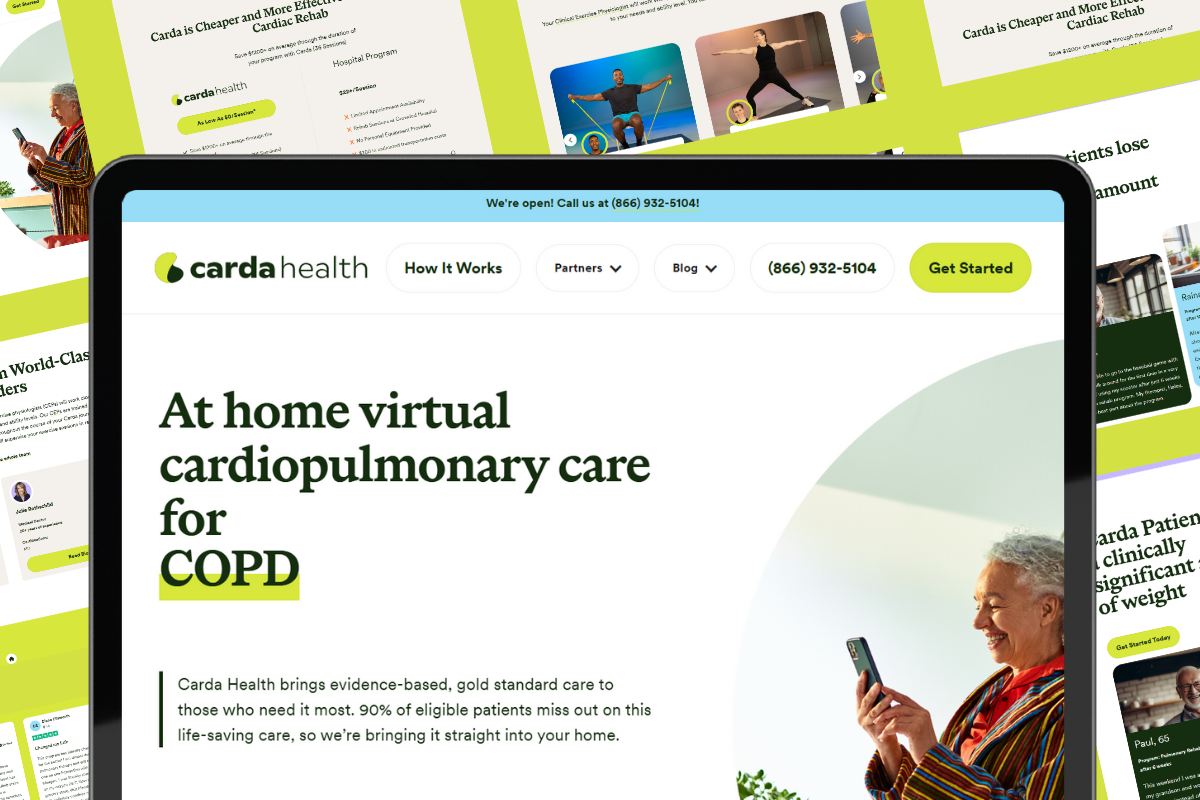 Freelance website Design Services for healthcare industry
