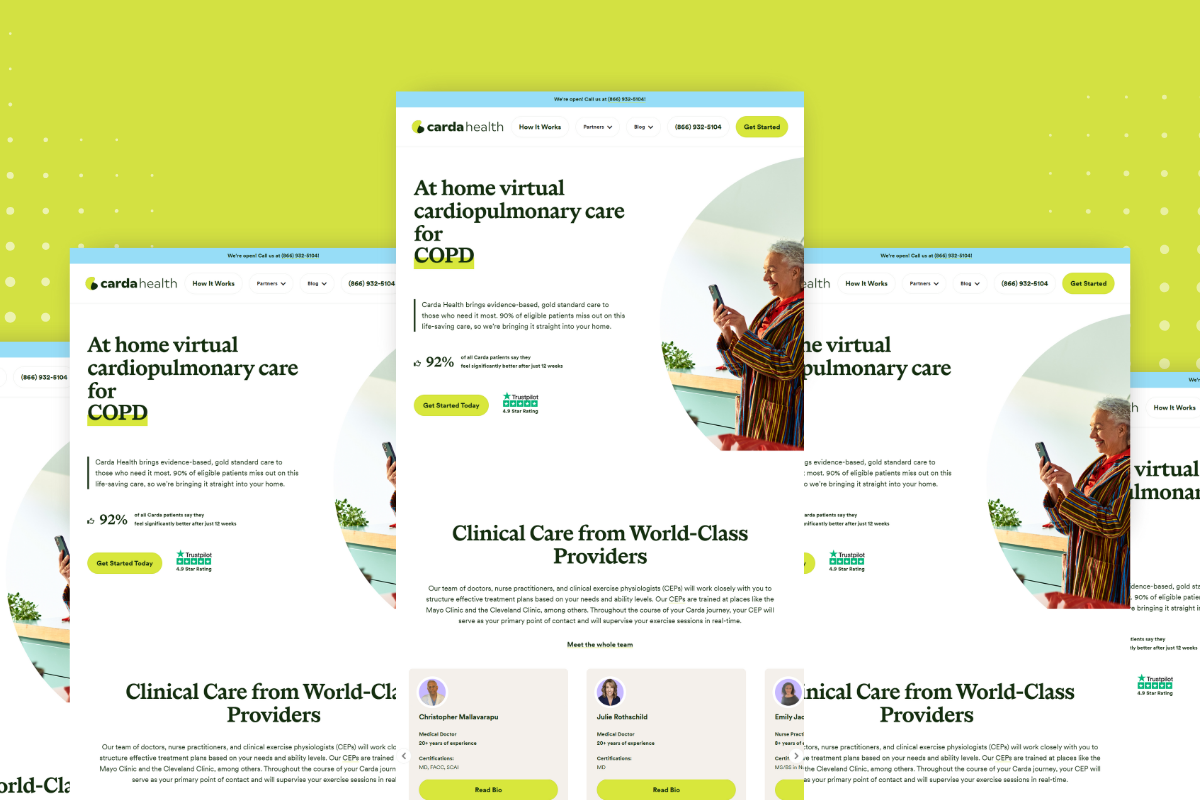 Freelance website Design Services for healthcare industry