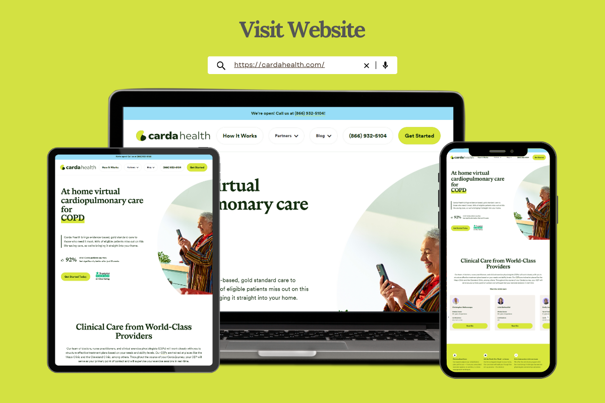 freelance digital marketing services- Carda Health-Hospital website design development work