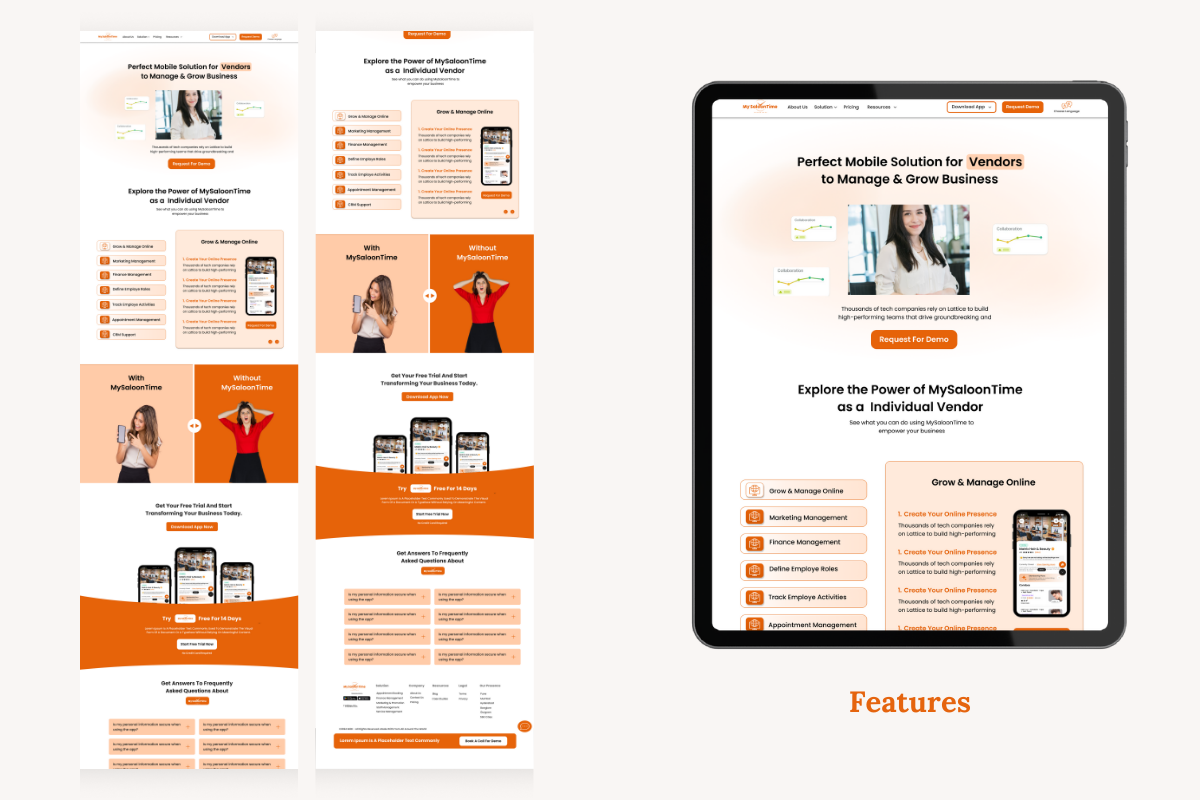 Freelance website Design Services for mobile app solution in indore