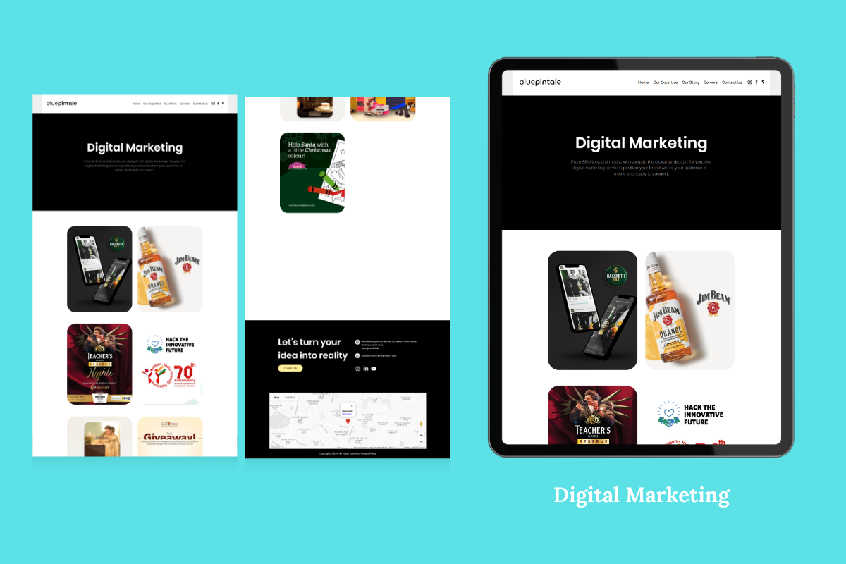 Freelance website Design Services for digital marketing agency in hyderabad